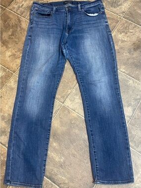 Lucky Brand Men's Dark Blue Straight Jeans